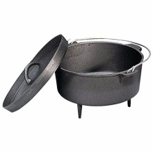 3legs Pre-Seasoned Cast Iron Camping Dutch Oven China Product